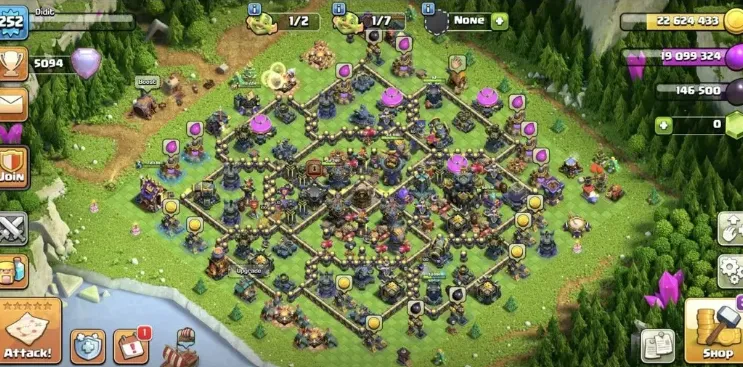 COC538 TH17 ALLMAXED EQUIPMENT GACOR MENYALA HEROES 100 100 94 50 STRONG TROOPS (G)